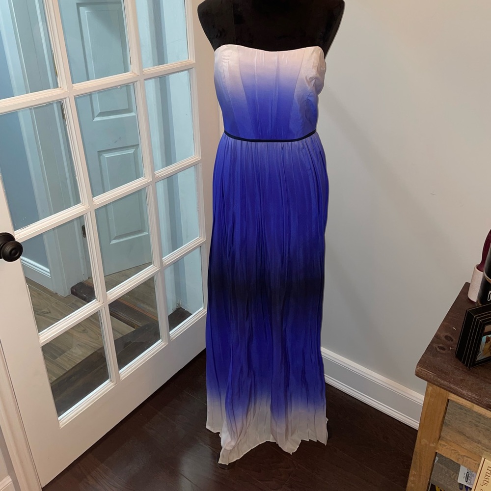 Milly Monica Ombre Strapless Maxi Dress Size 8 Brand New With Tags